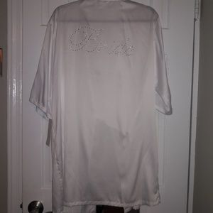Bridal getting ready robe